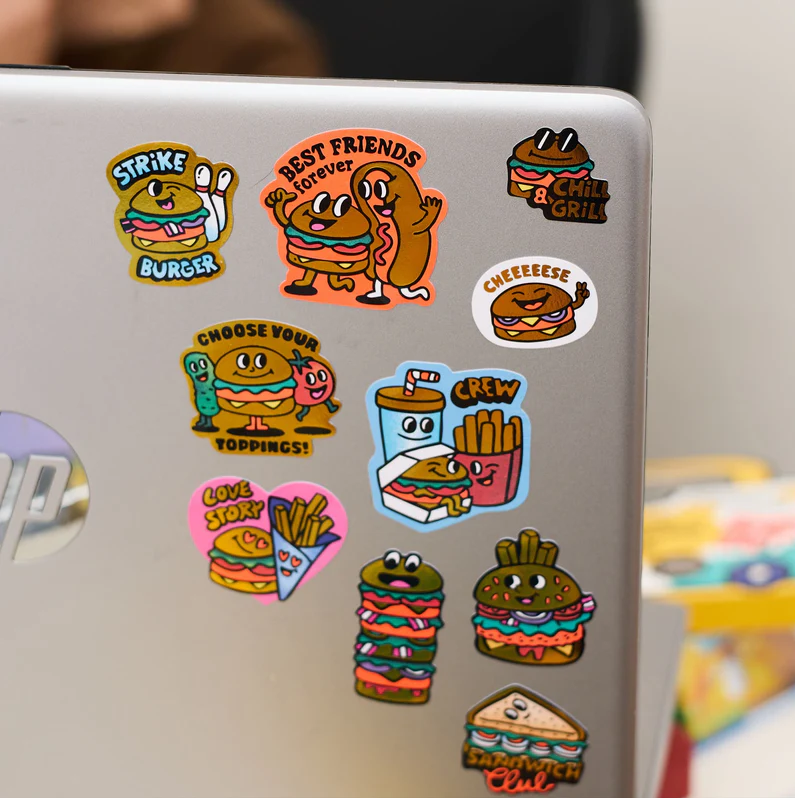 NEW STICKERS BIG BURGER