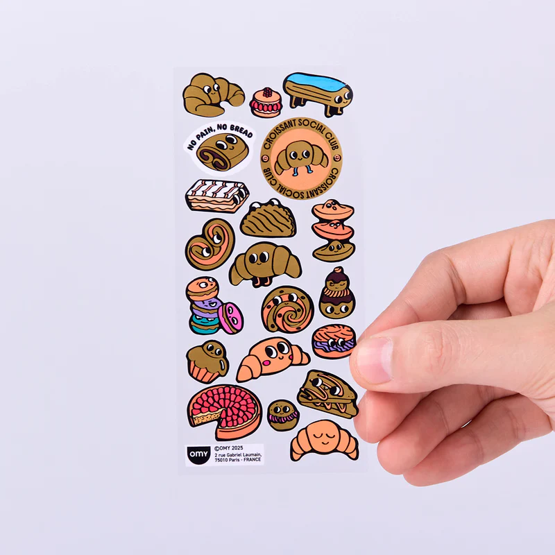 NEW STICKERS ICONIC CROISSANT