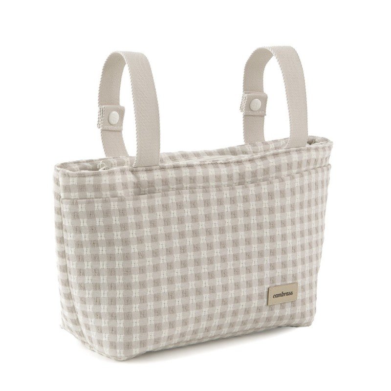BOLSO ORGANIZADOR VICHY BEIG 13X38X20 CM