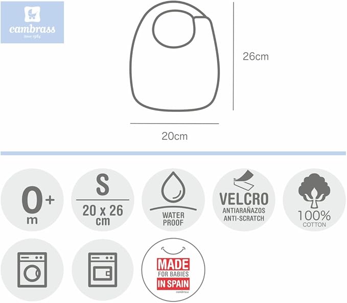 BABERO CUADRADO ROUND ROSA