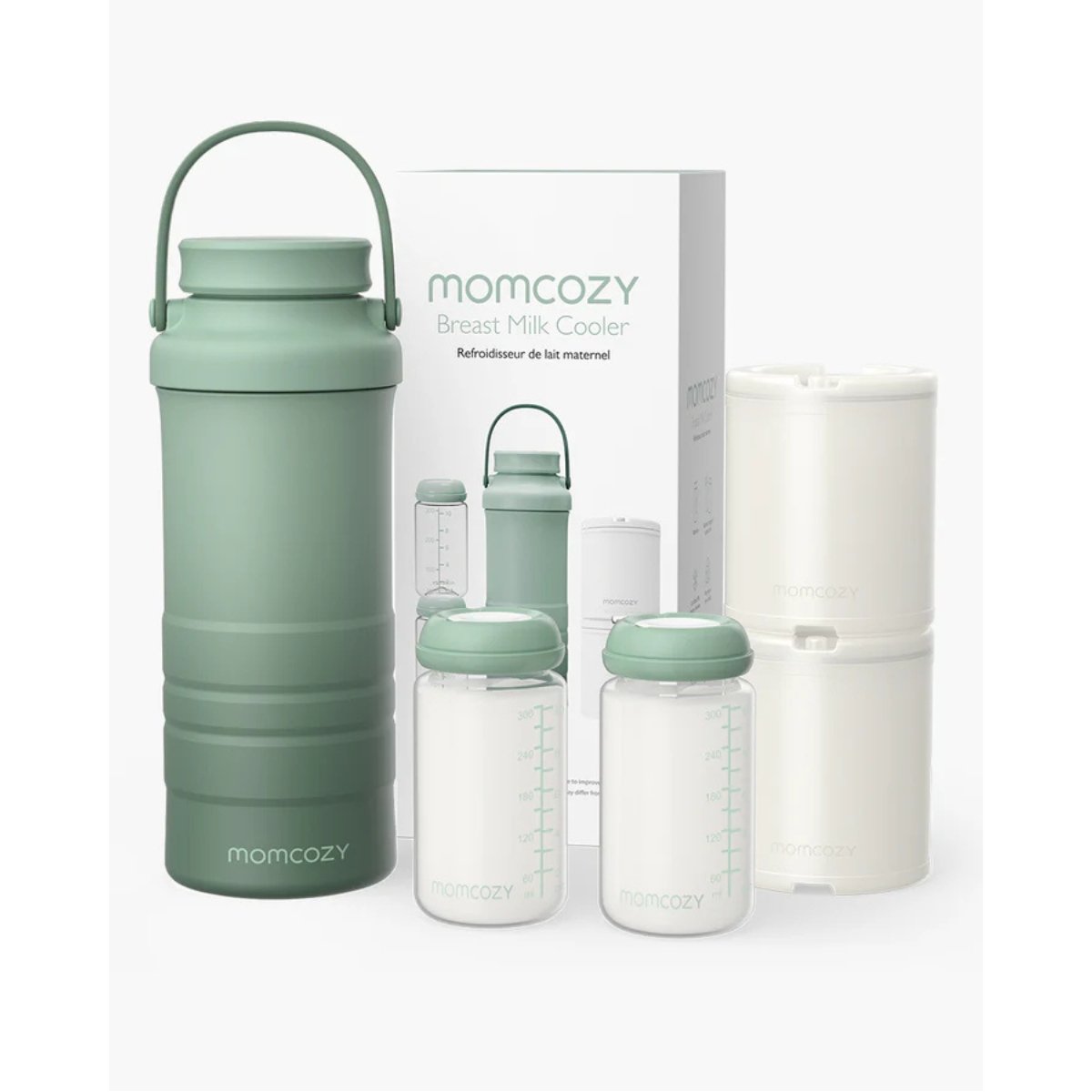 MOMCOZY ENFRIADOR PORTATIL LECHE CM001 UNICO VERDE