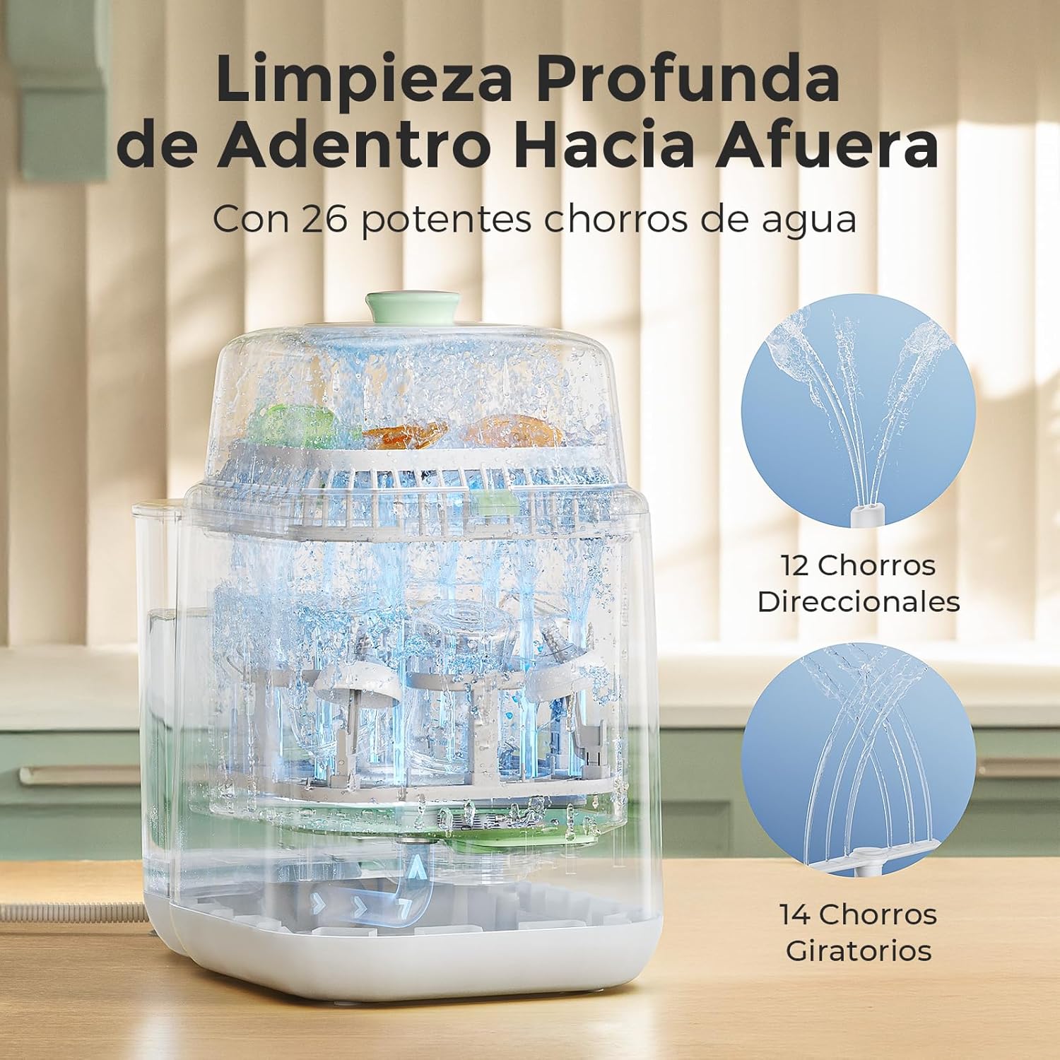 MOMCOZY ESTERILIZADOR Y LAVAD.BIBERON BS003 UNICO BLANCO