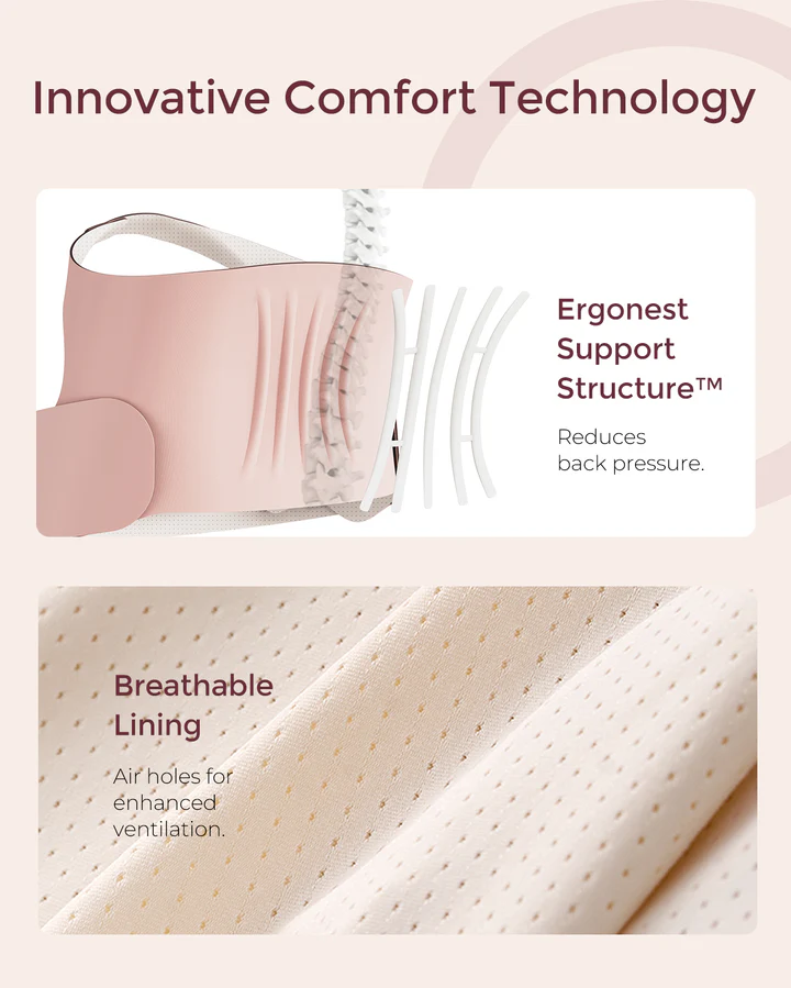 MOMCOZY FAJA DE MATERNIDAD PREPARTO YB001 TALLA-L ROSA