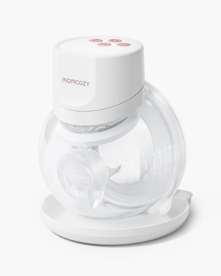 MOMCOZY SACALECHES DOBLE PORTATIL S12 PRO UNICO BLANCO