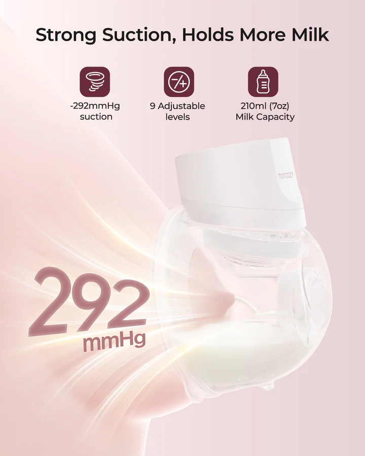 MOMCOZY SACALECHES DOBLE PORTATIL S12 PRO UNICO BLANCO