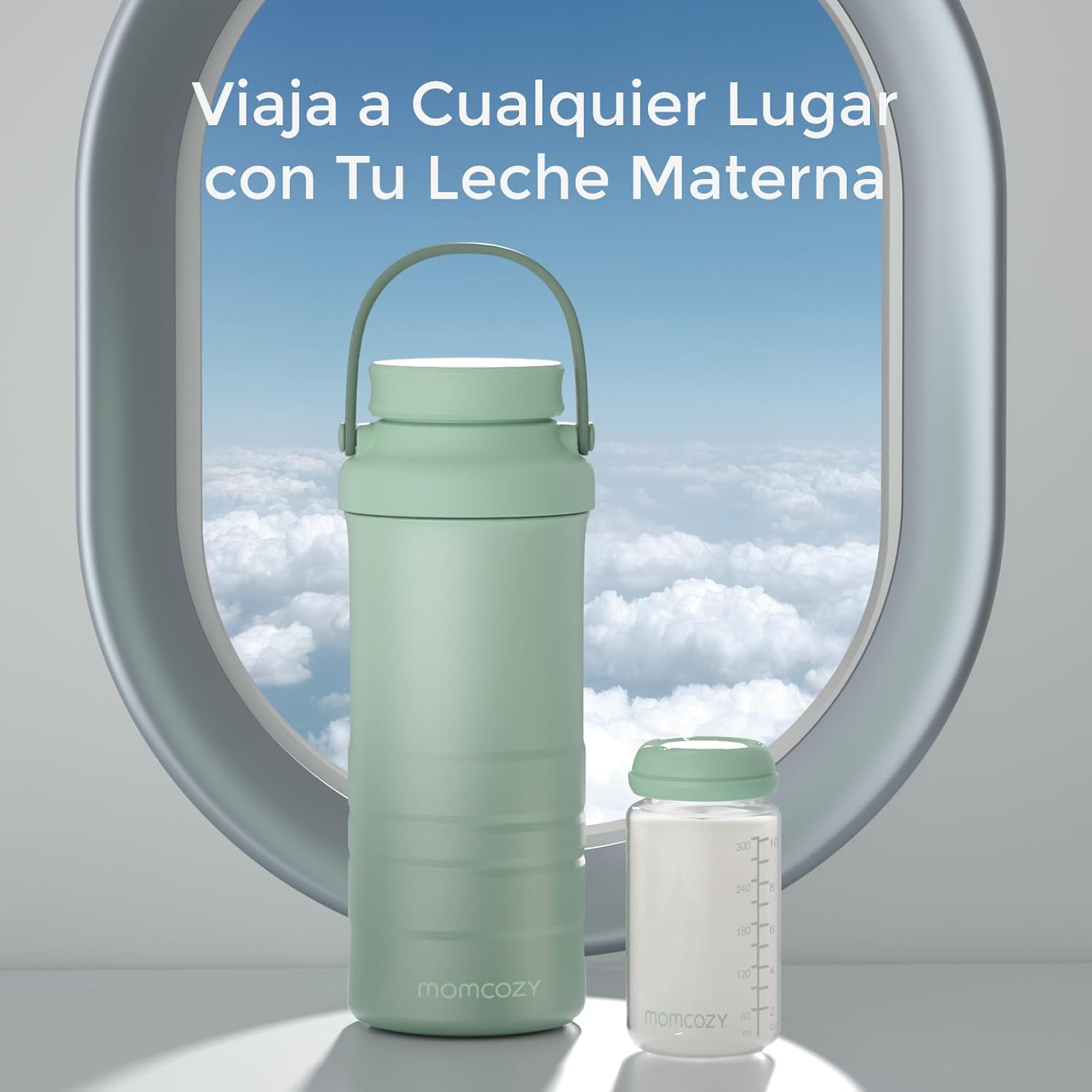 MOMCOZY ENFRIADOR PORTATIL LECHE CM001 UNICO VERDE