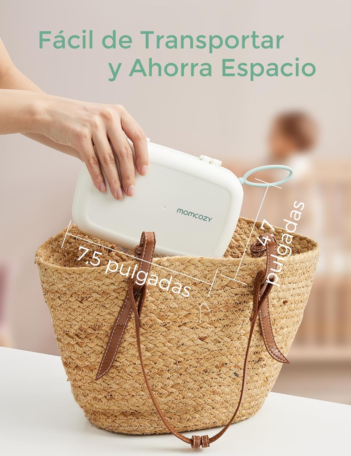 MOMCOZY JGO.7 CEPILLOS LIM.BIB.PORTAT. LS001 UNICO VERDE