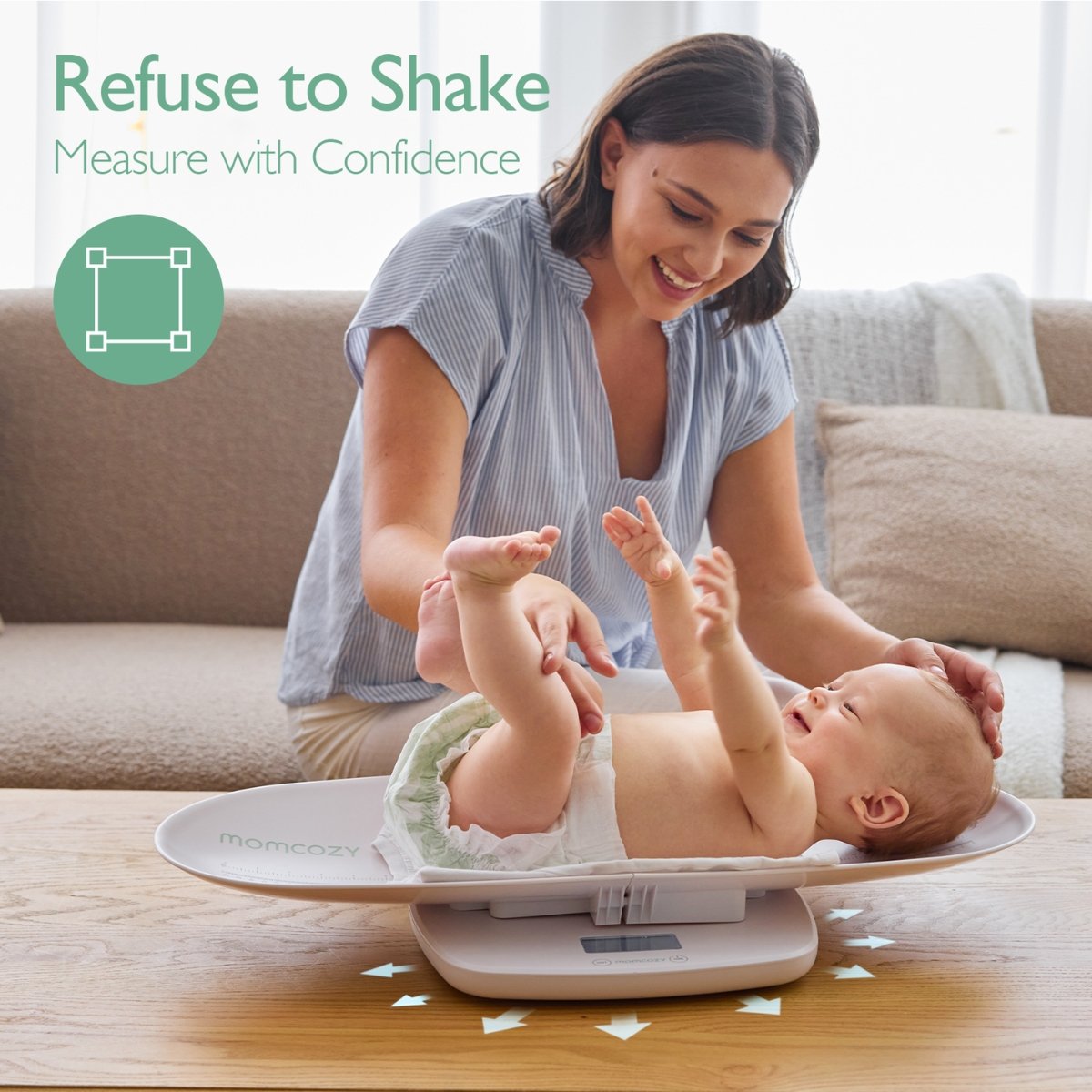 MOMCOZY BASCULA PARA BEBES AZ01 UNICO BLANCO