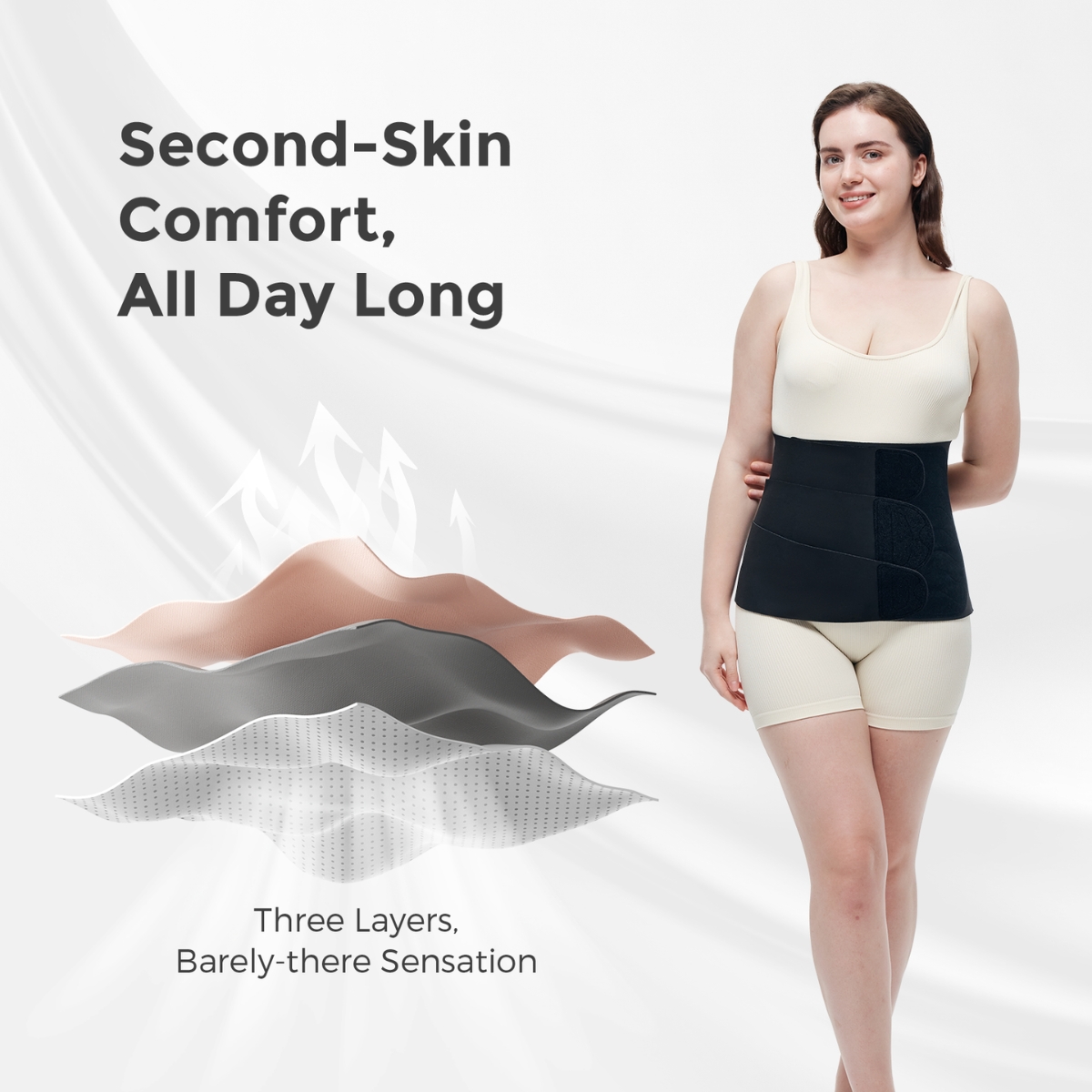 MOMCOZY FAJA PEQ. MATERNIDAD POSTPARTO RB001 TALLA-L NEGRO