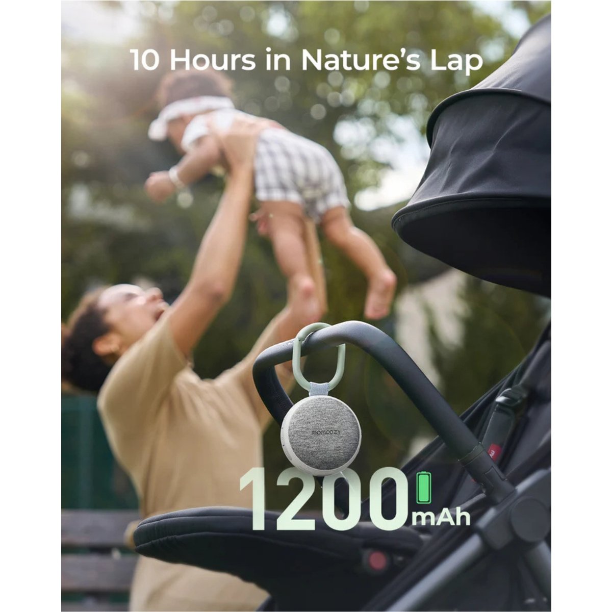 MOMCOZY MAQ.SONIDO PORTATIL+LUZ NOCHE WN006 UNICO BLANCO