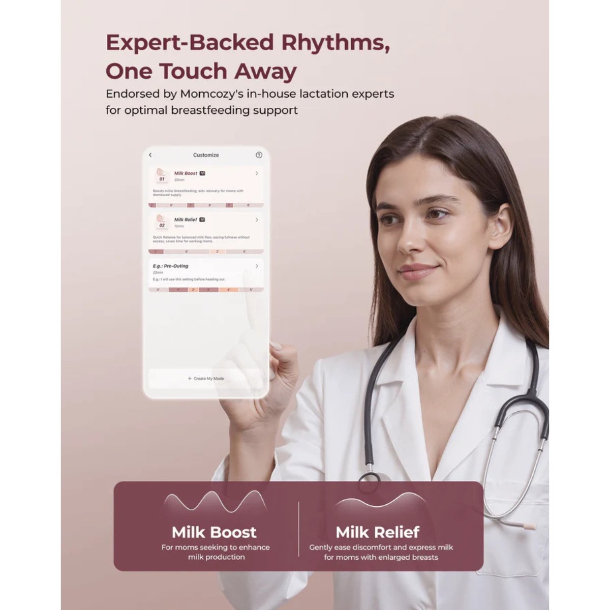 MOMCOZY SACALECHES INDIVIDUAL PORTATIL M9 UNICO GRANATE