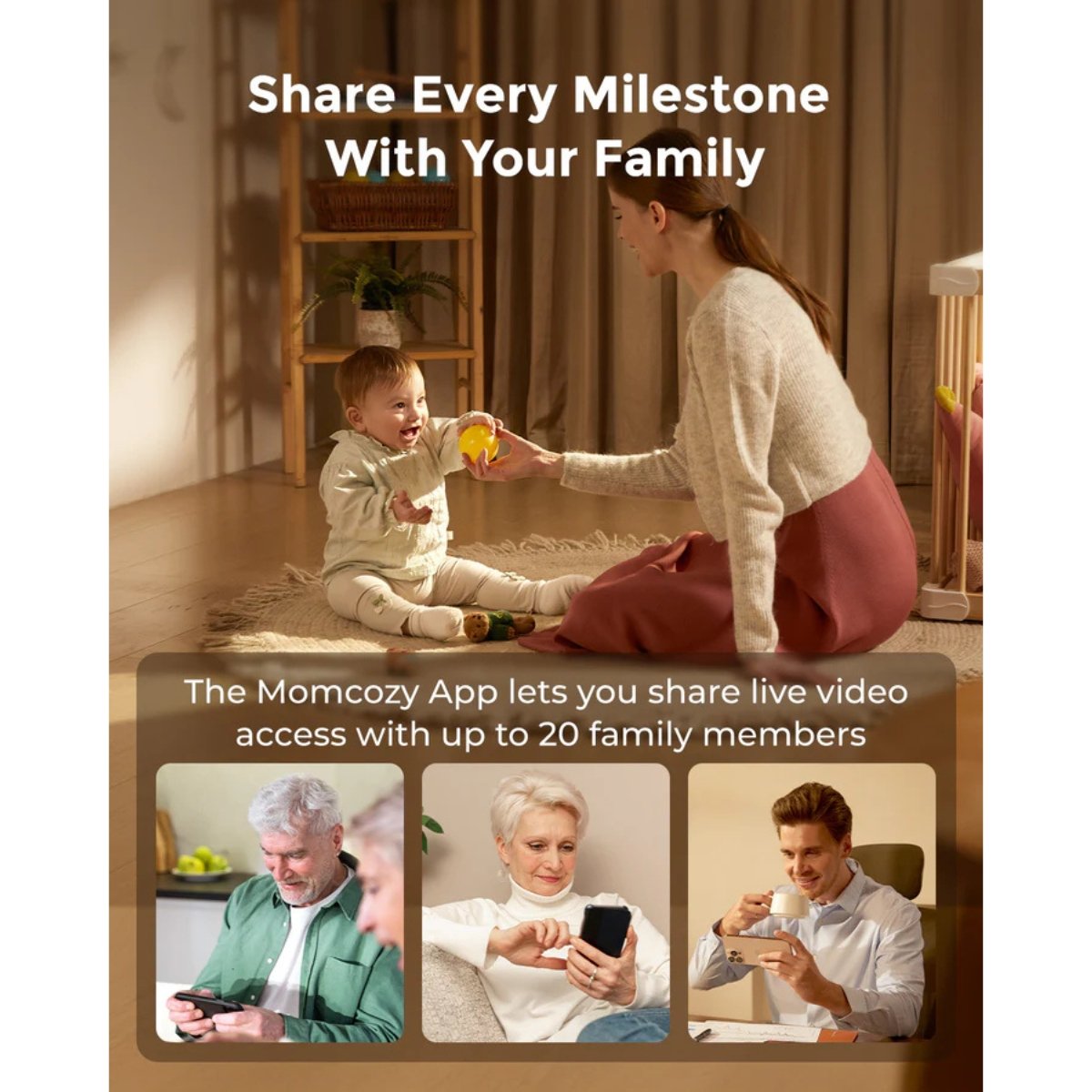 MOMCOZY VIGILABEBES INTELIGENTE BM04 UNICO BLANCO