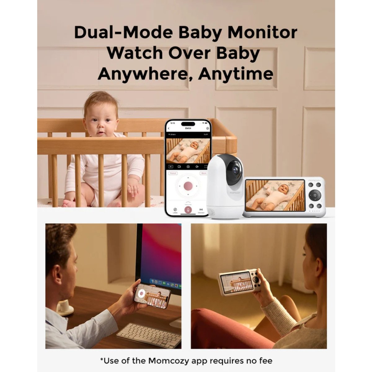 MOMCOZY VIGILABEBES INTELIGENTE BM04 UNICO BLANCO