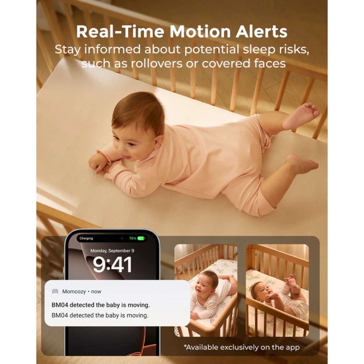 MOMCOZY VIGILABEBES INTELIGENTE BM04 UNICO BLANCO