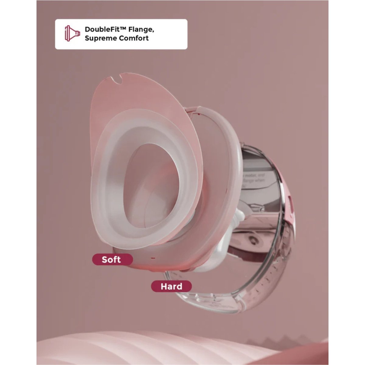 MOMCOZY SACALECHES DOBLE PORTATIL M6 UNICO GRANATE