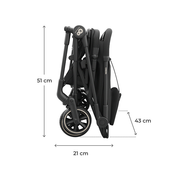 SILLA DE PASEO NEBO BLACK