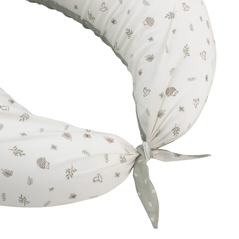 ALMOHADA DE LACTANCIA LUNA 80X185X16CM CALMA VERDE