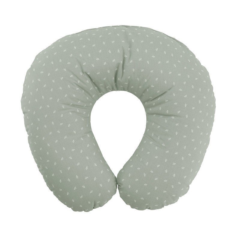 ALMOHADA DE LACTANCIA PEQ. 53X45X10CM CALMA VERDE