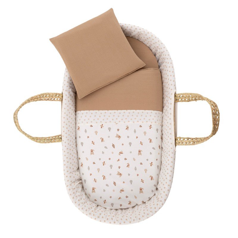 CAPAZO ACOLCHADO UNE SENDA BEIGE 39X80X25CM