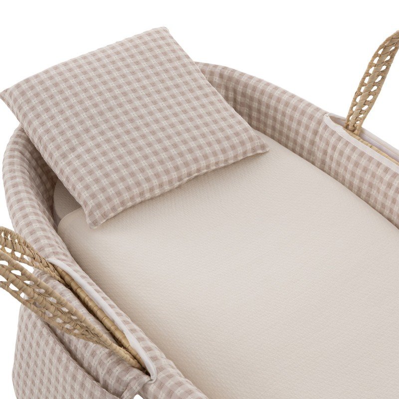 CAPAZO PALMA ACOLCHADO+PATAS BLANCO MIO CUCO ATLANTA BEIGE