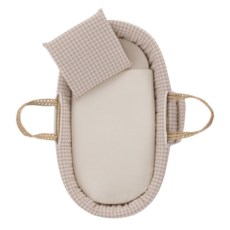 CAPAZO PALMA ACOLCHADO+PATAS BLANCO MIO CUCO ATLANTA BEIGE