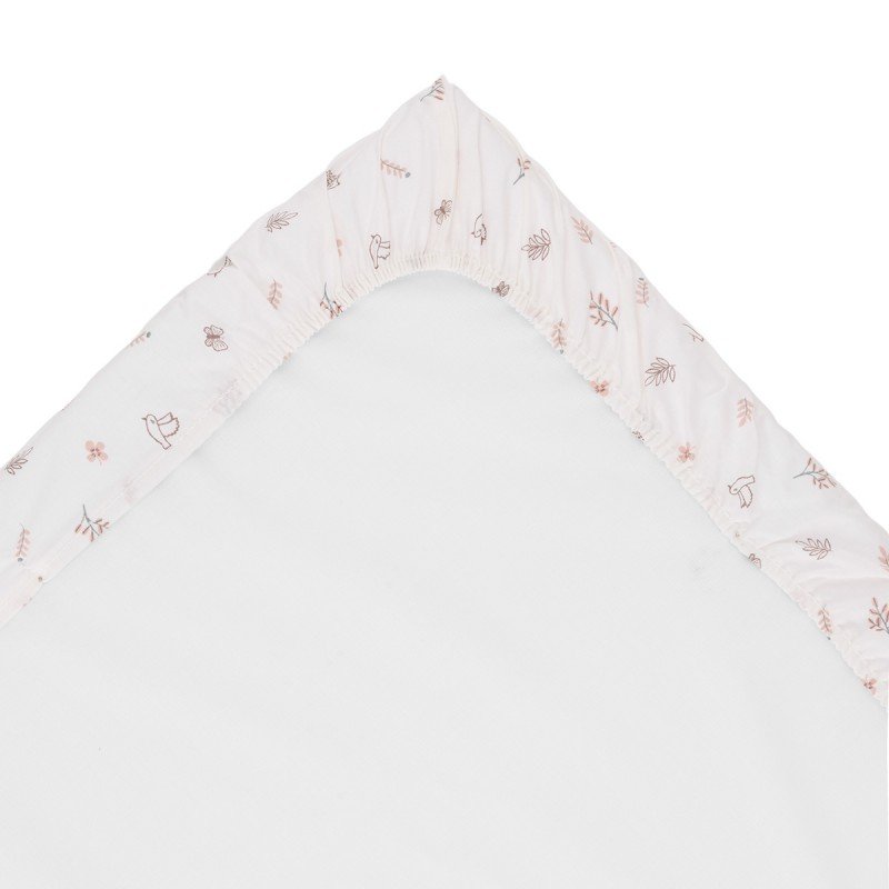 SABANA BAJERA CUNA 60 PACK 2 UDS. 60x120x17 CM CALMA ROSA