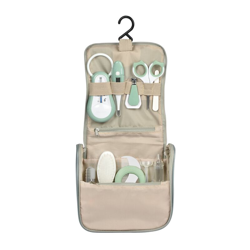 ESTUCHE ASEO 10 PIEZAS VERDE SALVIA