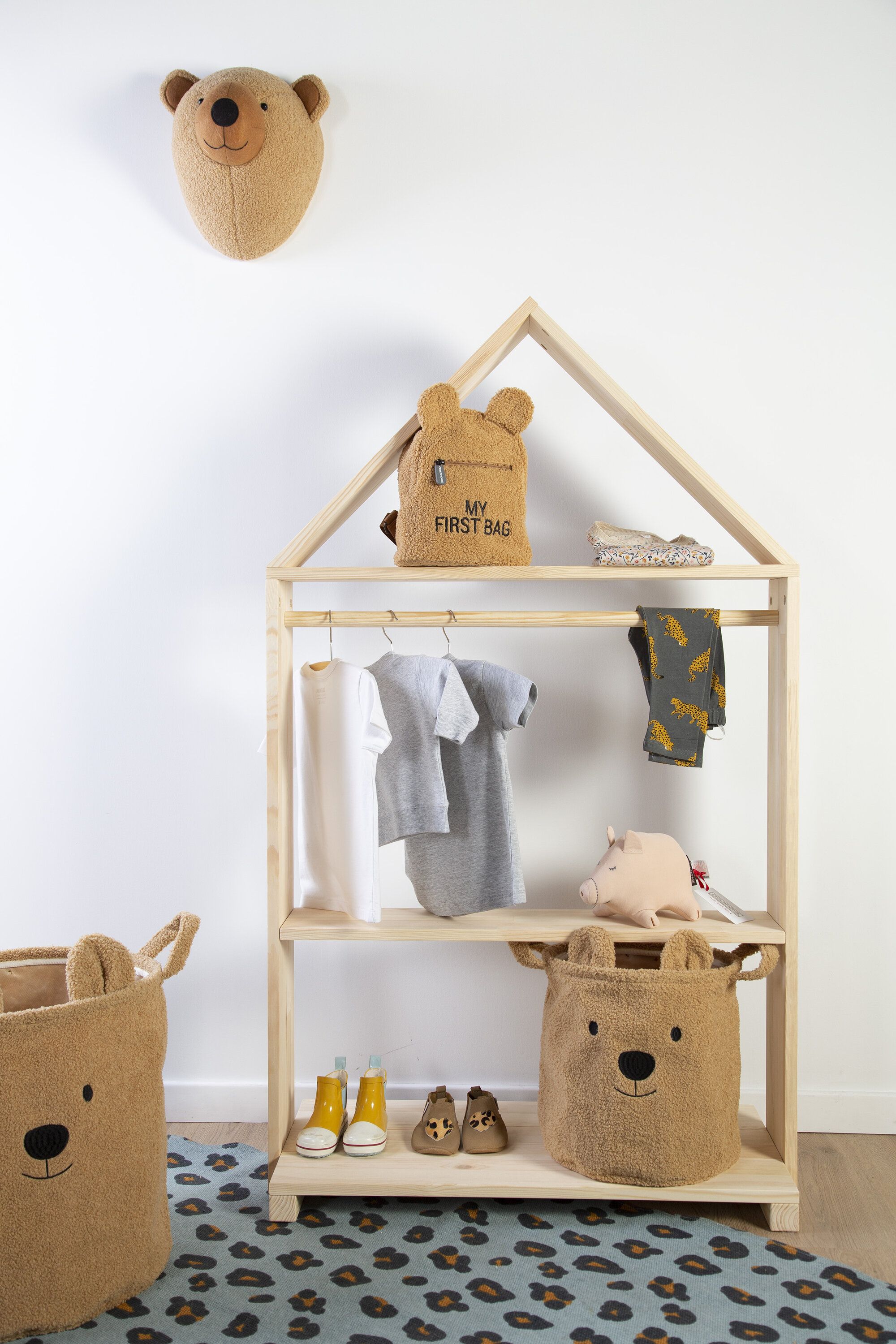 CESTO DE ALMACENAJE TEDDY 40X40X40 MARRON