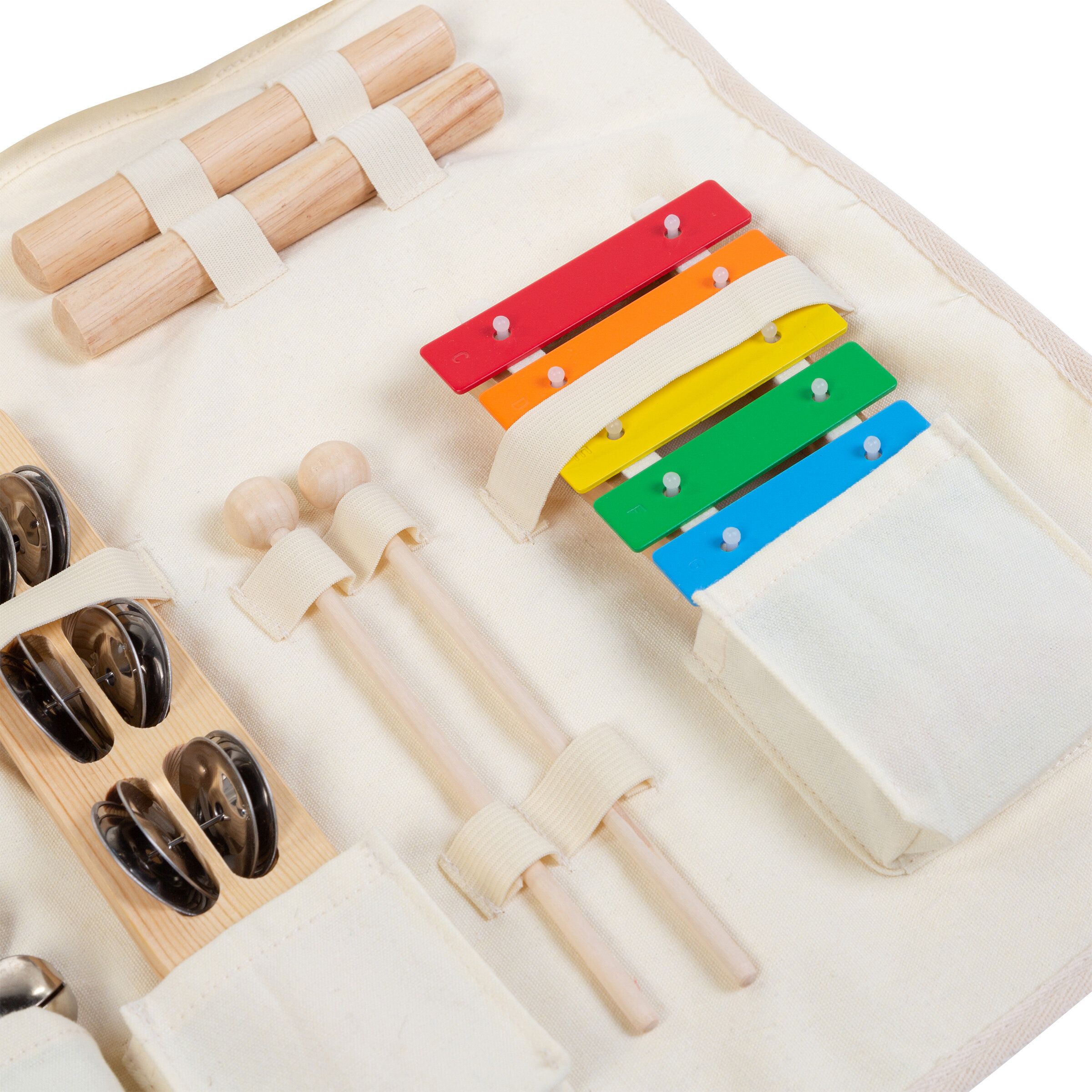SET DE 8 INSTRUMENTOS+ORGANIZADOR MONTESSORI