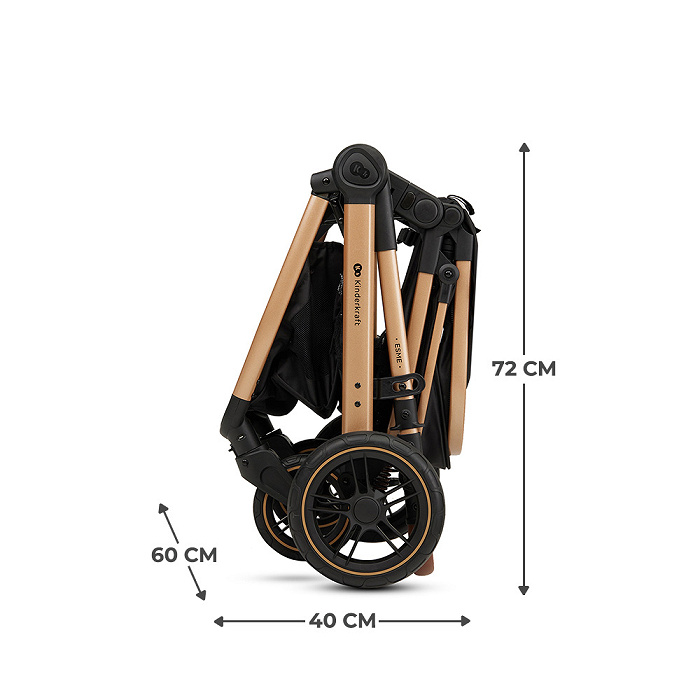 SILLA DE PASEO ESME 3 in 1 MINK PRO 2 BLACK