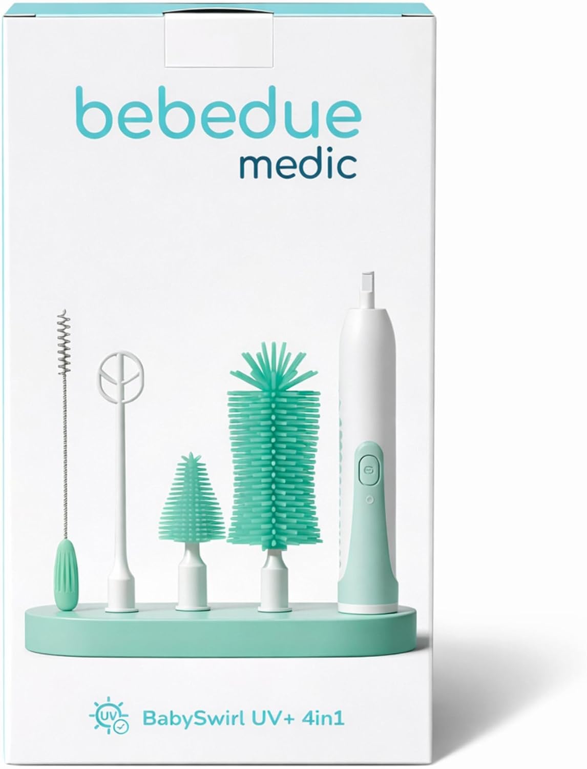 SET CEPILLO LIMPIABIBERONES Y TETINAS ELECTRICO