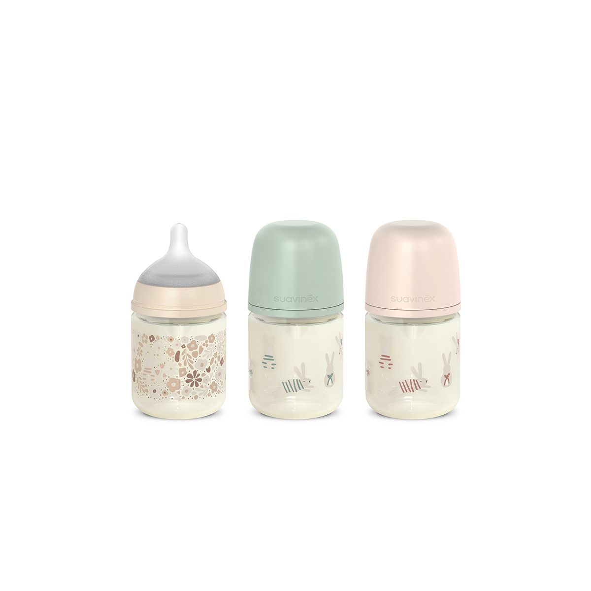 BIBERON VIDRIO BONHOMIA 2026 +0M 120ML SURTIDO
