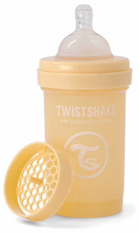 TWISTSHAKE BIBERON 180ML CARAMEL BEIGE