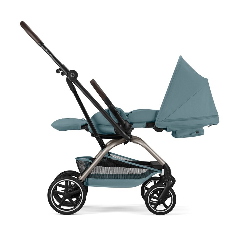 CYBEX EEZY S TWIST+2 BLACK STORMY BLUE
