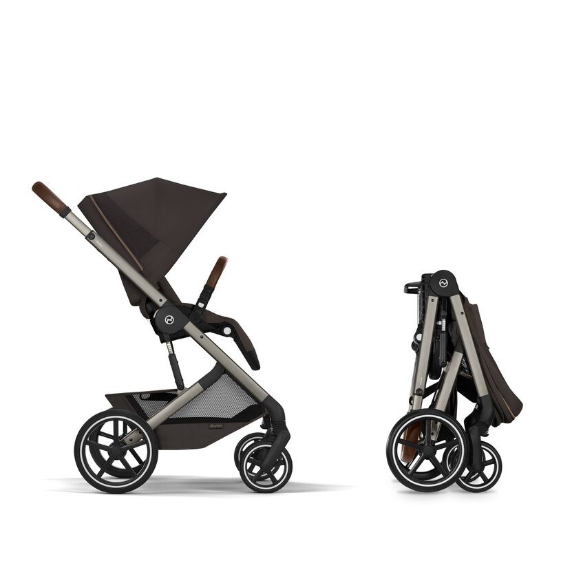 BALIOS S LUX+CAPAZO FOLD TAUPE/CHOCOLATE BROWN