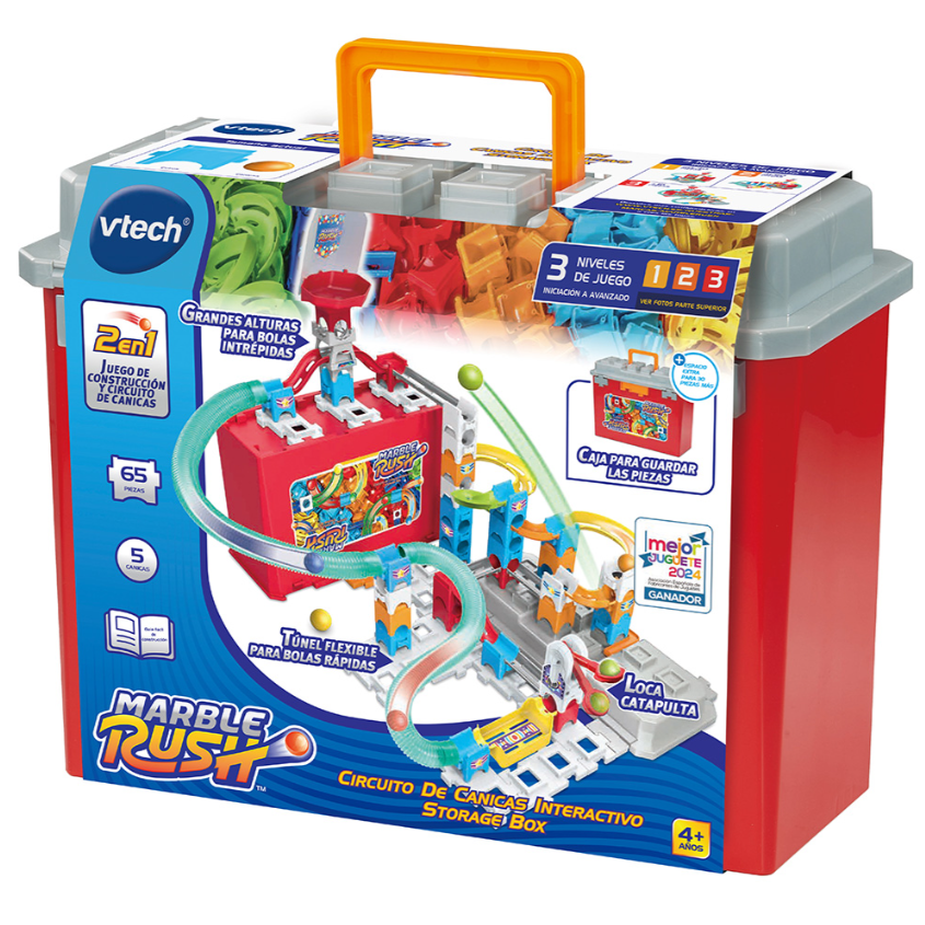 MARBLE RUSH STORAGE BOX ROJO