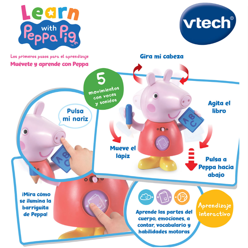 MUEVETE Y APRENDE CON PEPPA