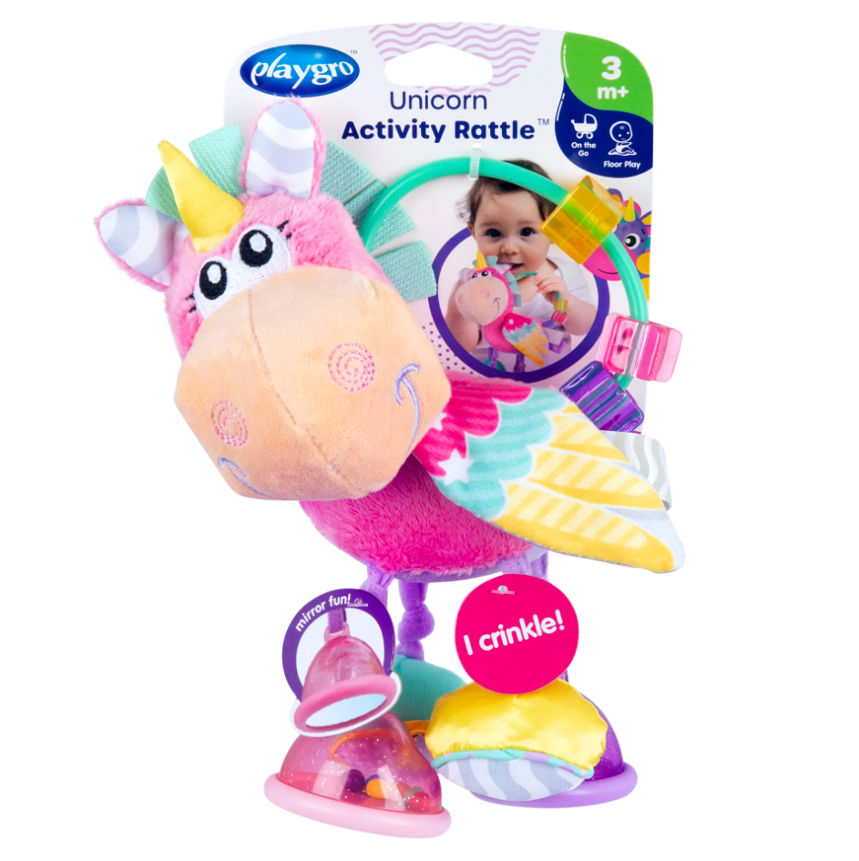 TOY BOX ACTIVITY RATTLE CLIPCLOP ROSA refresh