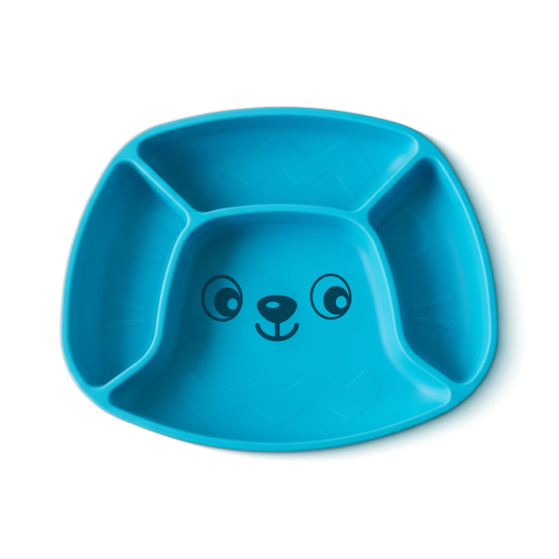 PLATO CON VENTOSA STICK&amp;SNACK SILICONA SURTIDO