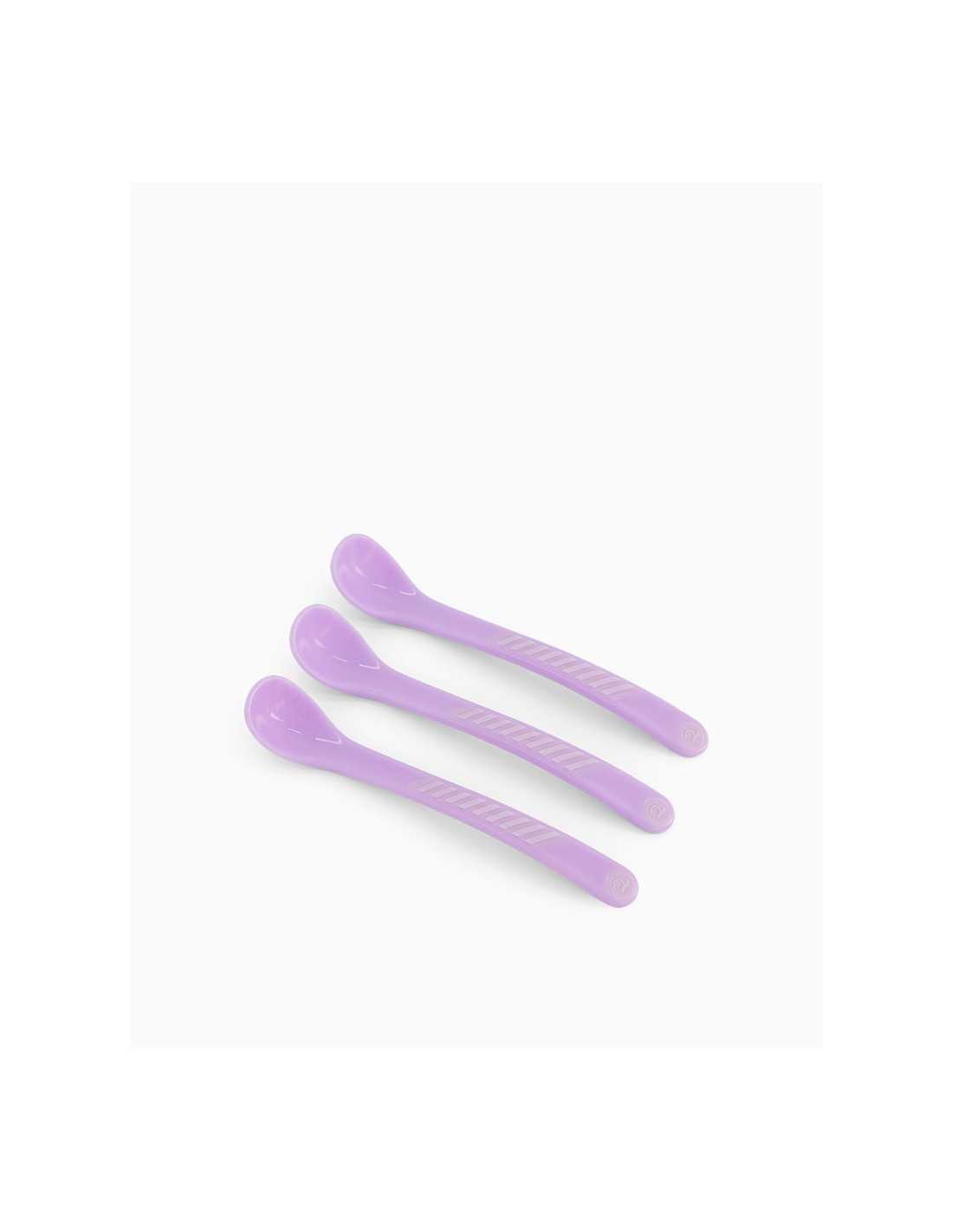 CUCHARAS CURVADAS 6M+ 3UN PASTEL MORADO