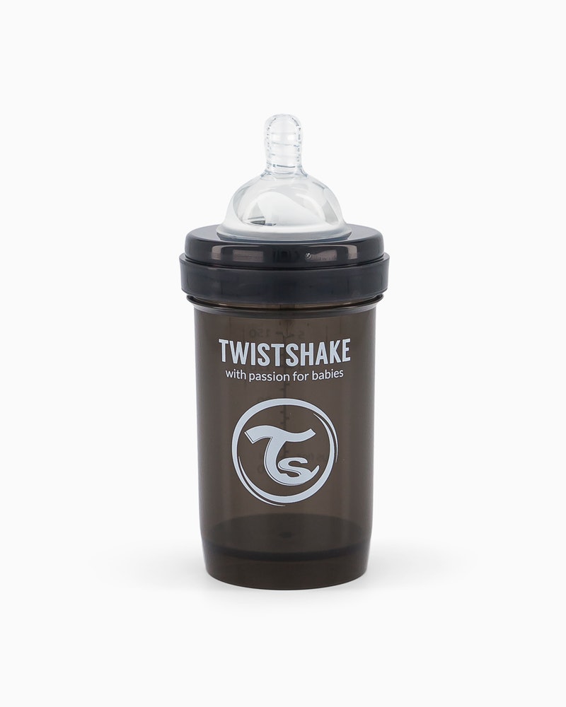 TWISTSHAKE BIBERON ANTICOL.180ML NEGRO