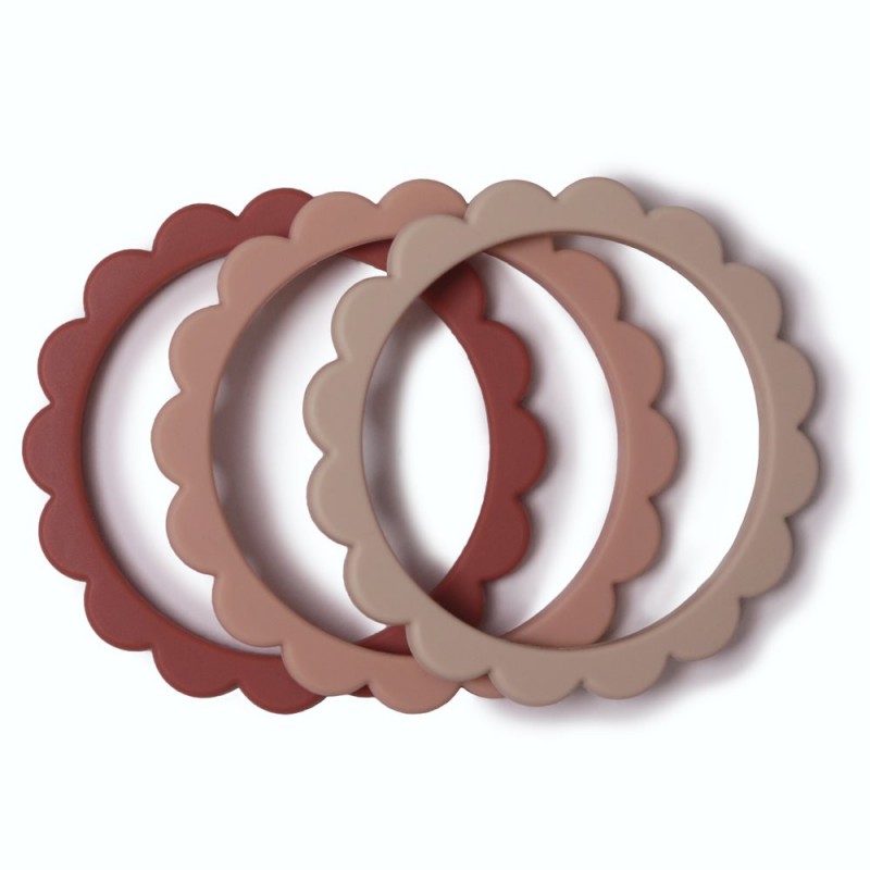 MORDEDOR PACK 3 BRAZALETES FLOWER ROSE/BLUSH/SHIFTING SAND