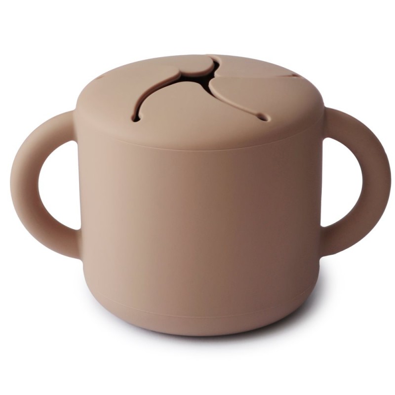Taza para snack silicona SOLID Natural