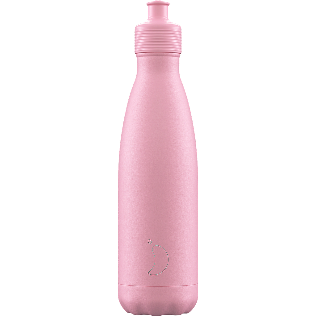 BOTELLA CHILLY'S 500ML SPORT PASTEL ROSA