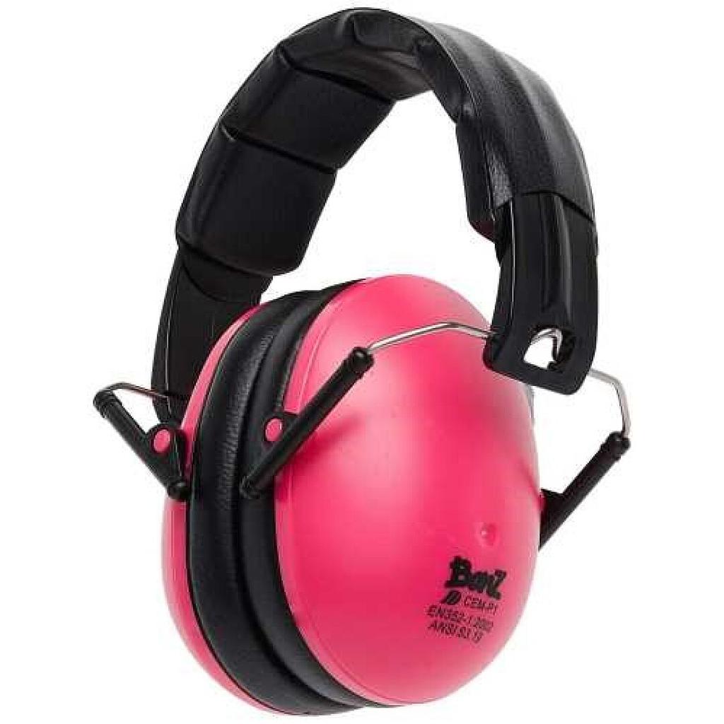AURICULARES ANTIRUIDO BANZ kidz +3 AÑOS FUCSIA