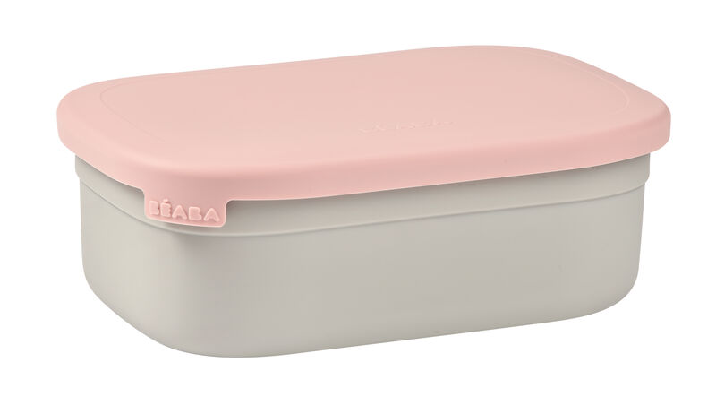 FIAMBRERA INOX LUNCH BOX GRIS/ROSA
