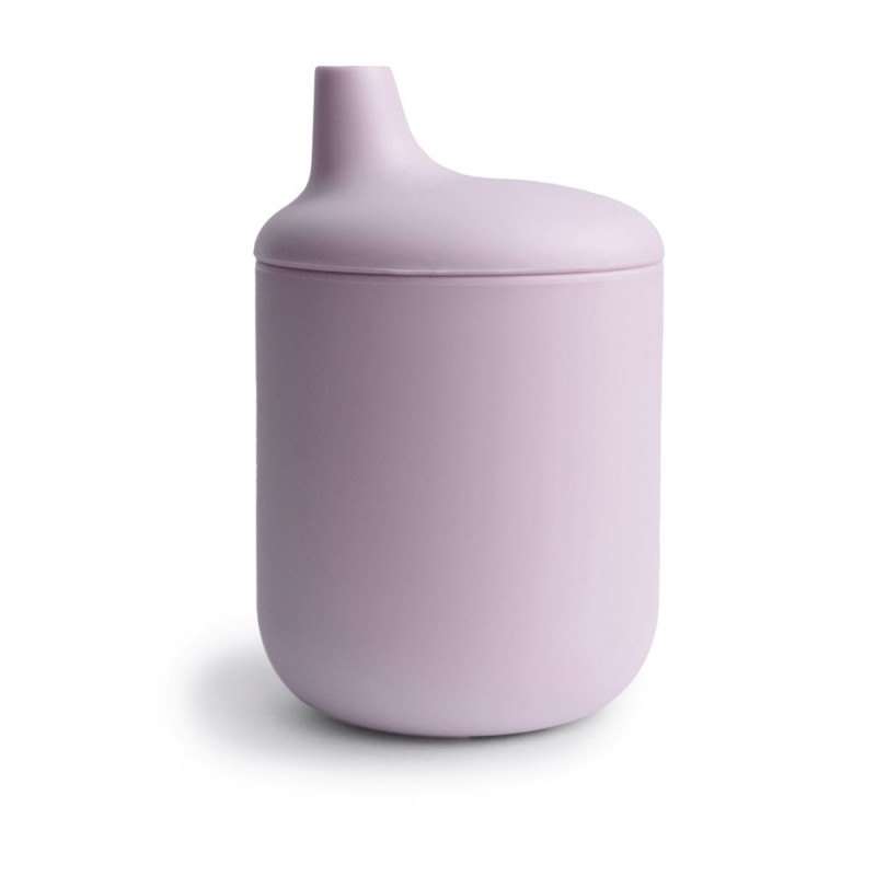 Taza didáctica Silicona SOLID Soft Lilac