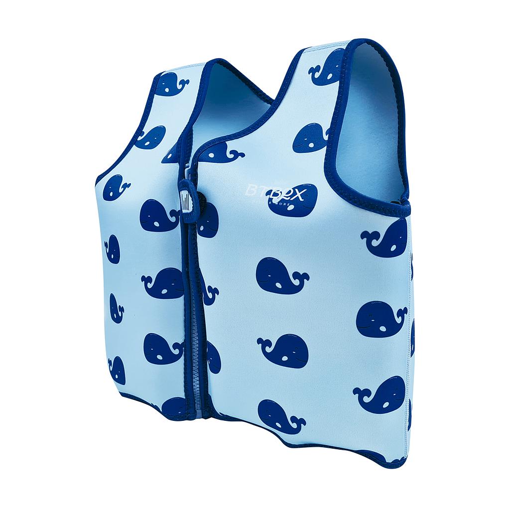 CHALECO FLOTADOR BTBOX SUMMER 2023 BALLENAS 14-20 KG-TALLA S