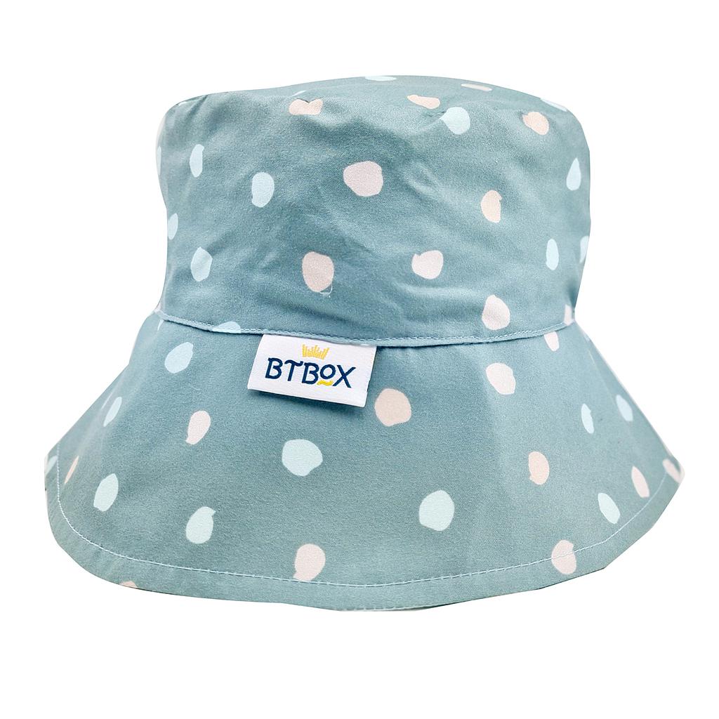 SOMBRERO BTBOX SUMMER 2023 UPF 50+ LUNARES VERDE 0-2 AÑOS / 45-50 CM