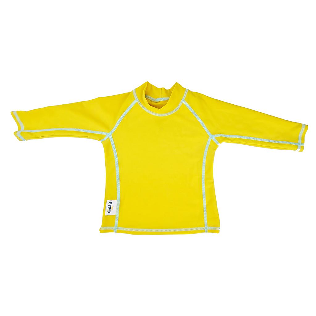 CAMISETA BTBOX SUMMER 2023 UPF 50+ M/L LUNARES MOSTAZA 6-12 MESES
